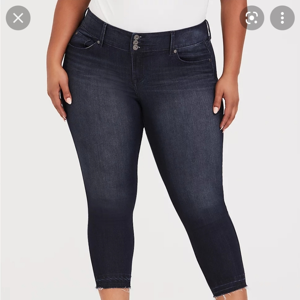 Dark wash jegging